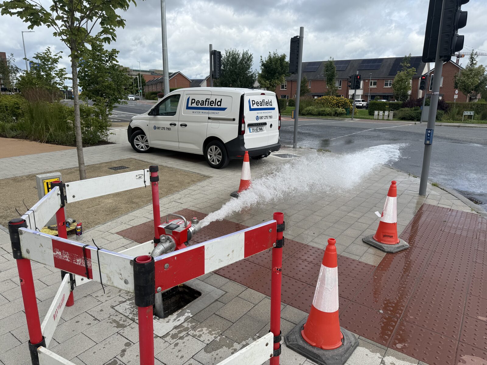 Fire hydrant flow and pressure testing to BS 750